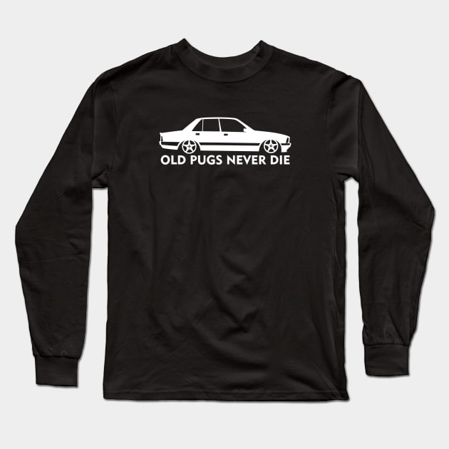 Peugeot 505 Long Sleeve T-Shirt by small alley co
